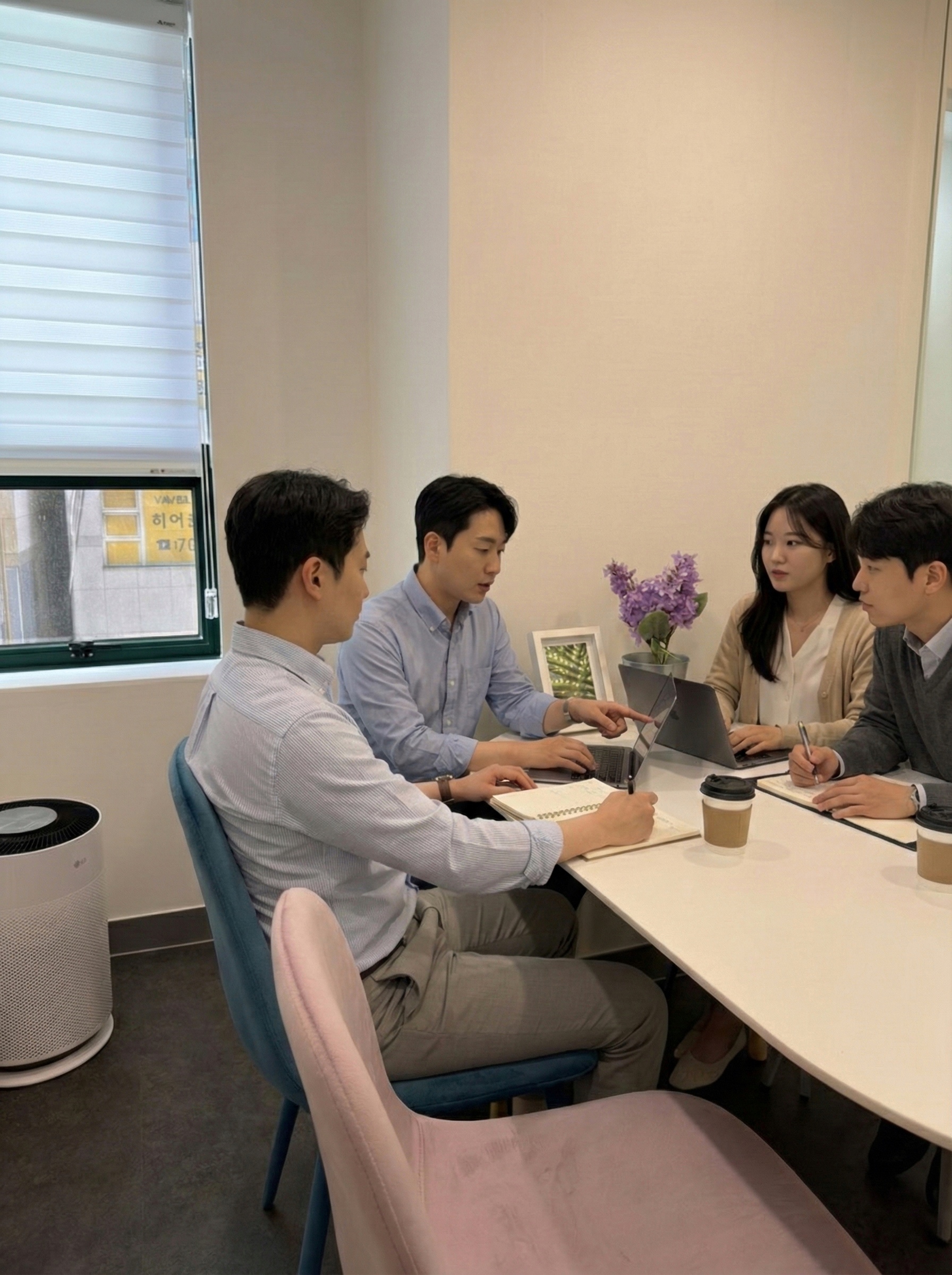 해운대장산역점 사무 공간